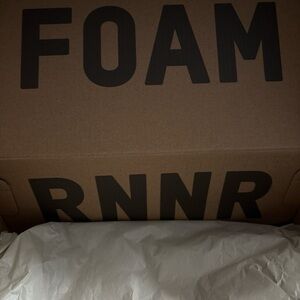 Yeezy Foam Runner Box in Brown and Black